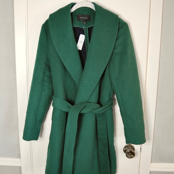 Ann Taylor Jackets & Blazers - Ann Taylor Shawl Collar Belted Coat